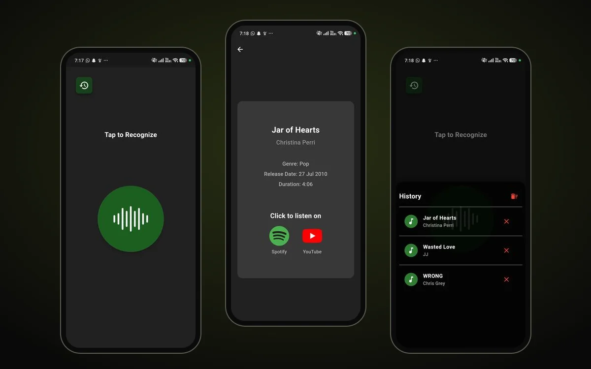 Mousik - A music recognition app